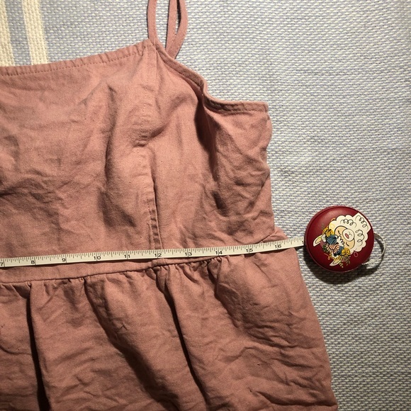 L.A. Hearts Babydoll Cropped Tank with Keyhole and Bow in Back - Picture 2 of 5